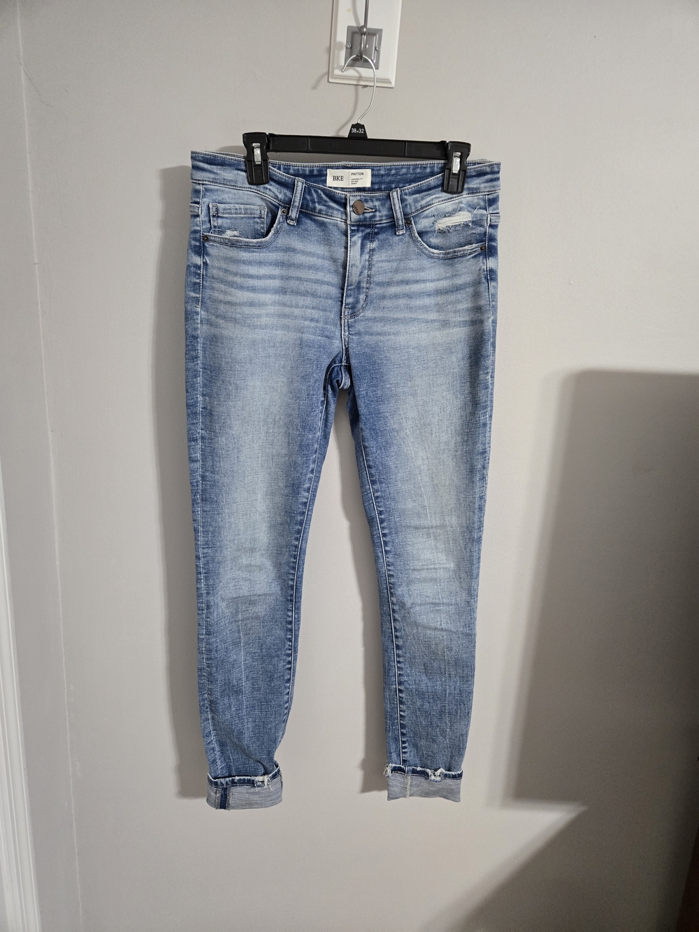 BKE Women's Light Blue Skinny Jeans